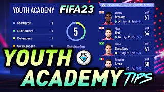FIFA 23: YOUTH ACADEMY TIPS
