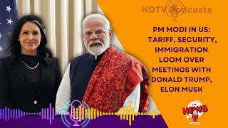 PM Modi And Trump Meeting | PM Modi Meets Tulsi Gabbard; Donald Trump, Elon Musk Meetings Today