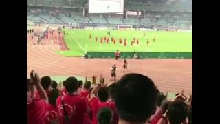 |亚冠赛前|江苏FC2-3上港赛前远征军助威