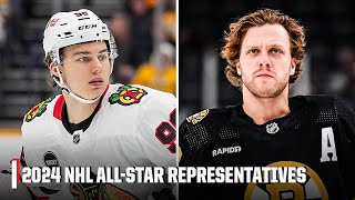 2024 All-Star Representatives for all 32 teams REVEALED | NHL on ESPN