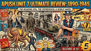 APUSH ULTIMATE REVIEW - Unit 7 (1890-1945) | Everything You Need for the AP Exam
