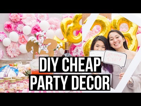 DIY Cheap and Easy Dollar Store Party Decorations | Eva Chung DIY Cheap and Easy Dollar Store Party Decorations | Eva Chung