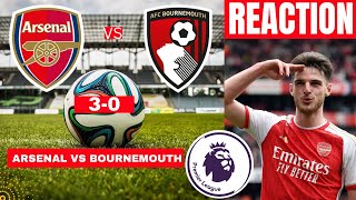 Arsenal vs Bournemouth 3-0 Live Stream Premier League EPL Football Match Score Highlights Gunners