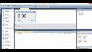 Visual Basic 2010 - Making a Stopwatch (Part 1 - Timers)