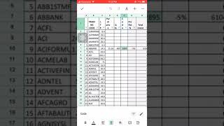 How to filter cells from phone using google sheet apps in iPhone