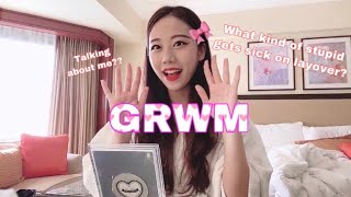 [GRWM💄] 잠못잔승무원 | 👱🏻‍♀️겟레디를찍다 | 시간많은아침 | 레이옵가서아프지말자🙏🏻 | 나만서러워 | 하소연브이로그 | 승무원vlog | koreanmakeup