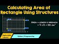 How to write Code to find Area of Rectangle in python- Python Programming| Tutorial