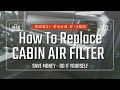 2021+ Ford F-150 IN CABIN AIR FILTER REPLACEMENT ~ How To Replace ~ Save Money #DIY