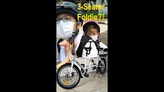 3 seater tandem bike (foldable)