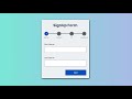 🦶🏼Multi Step Form With Progress   HTML CSS & JavaScript