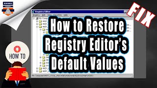 How to restore Regedit default values | restore registry editor