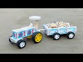 How to make remote control tractor from matchbox|Diy dc motor tractor