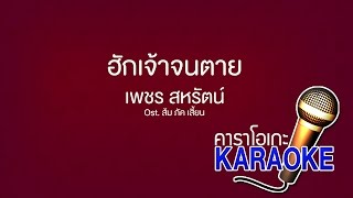 ฮักเจ้าจนตาย - เพชร สหรัตน์ Ost. ส่ม ภัค เสี่ยน [KARAOKE Version] เสียงมาสเตอร์