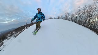 Mount Peter (NY) top to bottom on Summit Skiboards