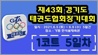 [1코트/5일차] 제43회 경기도태권도협회장기대회 제50회전국소년체육대회경기도대표2차선발전 제102회전국체육대회경기도대표1차선발전 (겨루기)