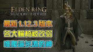 最新1.12.3版本【艾爾登法環DLC】各大輪椅被改弱！唯獨這永遠的神！遊玩心得 遊戲攻略！| EldenRingDLC