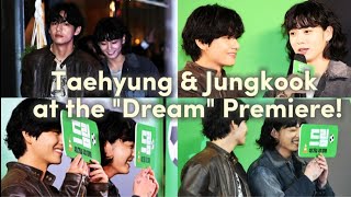 Taehyung \u0026 Jungkook at the movie premiere of \