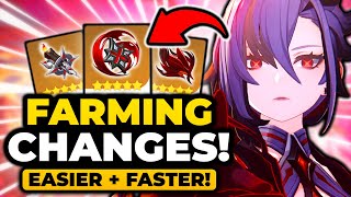 NEW UPDATES!! GENSHIN FARMING MASSIVE CHANGES!!😱🔥