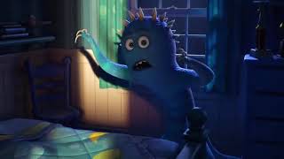 Monsters University. Mike Wazowski first day sneak to scare room