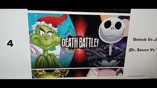 My Top 50 Most Wanted Death Battle matchups! (Part 5/5)