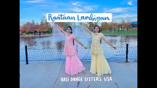 RAATAAN LAMBIYAN | Dance Cover | Wedding Choreography | Simple Steps | HaSi Dance Sisters USA