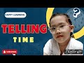 LEARN TO READ ANALOG CLOCK WITH ATE PFEIFFER || Telling Time #diyflashcard #learningtime #clock