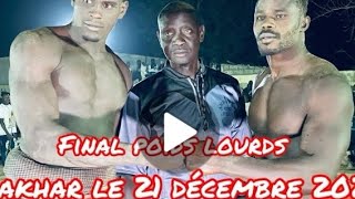 finale poids lourd Ordinateur vs Diol walo à Gniakhar 21 décembre