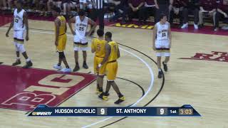 Full Game: Hudson Catholic 64, St.  Anthony 61 - boys baskeball