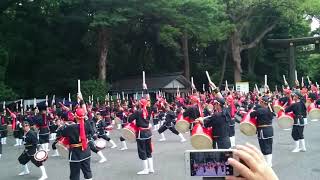 琉球國祭り太鼓「武の瀧落し」（2018年6月10日明治神宮奉納演舞）