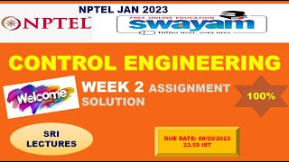 🔥💥WEEK 2💥🔥100%💥 CONTROL ENGINEERING ASSIGNMENT SOLUTION 💥