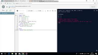 Python Programming - Quadratic Equation Solver Part 1