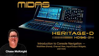 Midas Heritage-D HD96: Navigating Multi View and more