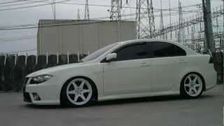 MITSUBISHI LANCER FORTIS + AirREX digital air suspension system