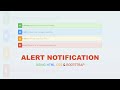 Custom Warning Alert Notification using HTML CSS & Bootstrap