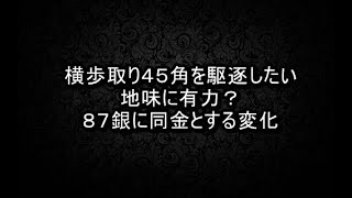 【将棋ウォーズ１０秒　５段】横歩取り４５角を駆逐したい。８７銀に同金の変化！決定版なるか