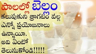 Amazing Health Benefits of Drinking Milk with Jaggery | బెల్లం పాలు తాగితే అద్భుతమైన శక్తి వొస్తుంది