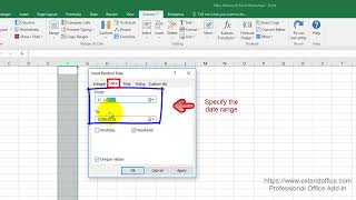 How To List All Dates Between Two Dates In Excel?
