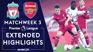 Liverpool v. Arsenal | PREMIER LEAGUE HIGHLIGHTS | 9/28/2020 | NBC Sports