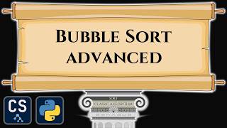 Bubble Sort advanced Algorithm Visualization | Step by Step Python Code Animation