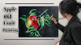 How to Paint Fruit - Still life|| Apple Painting