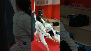 Ξιφασκία - Μαθαίνοντας την κυκλική 6η #fencing #mygreekfencing #epee #foil #xifaskia #piraeus