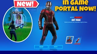 *NEW* ANT-MAN PORTAL LEAKED! (IN GAME NOW!!)