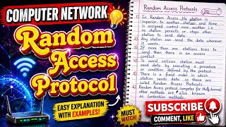 Random Access Protocol | Multiple Access Protocol | Computer Network Basics