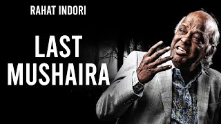 Rahat Indori | Last Mushaira 8 March 2020 IET Indore