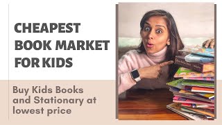 CHEAPEST BOOK MARKET FOR KIDS: Lowest Priced First & Second-hand Books & Stationary starting Rs. 4|