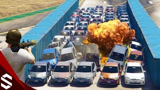 GTA5 プリウス100台を破壊する4つの方法 /  HOW TO 4 WAYS TO DESTROY 100+ TOYOTA PRIUS