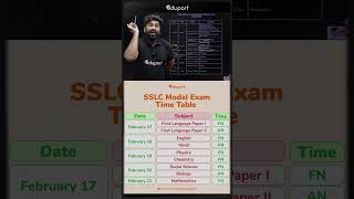 SSLC 2025 MODEL EXAM Time Table Published | Big Breaking News | Eduport SSLC