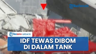 Intai Pergerakan Tentara Israel dari CCTV, Al-Qassam Ledakkan Tank dan Runtuhkan Persembunyian IDF