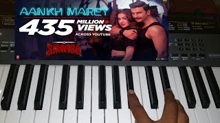Aankh Marey song Piano Tutorial | vedant Raj