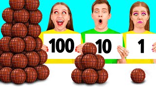 אתגר 100 שכבות של מזון | מלחמות מתיחה PaRaRa Challenge